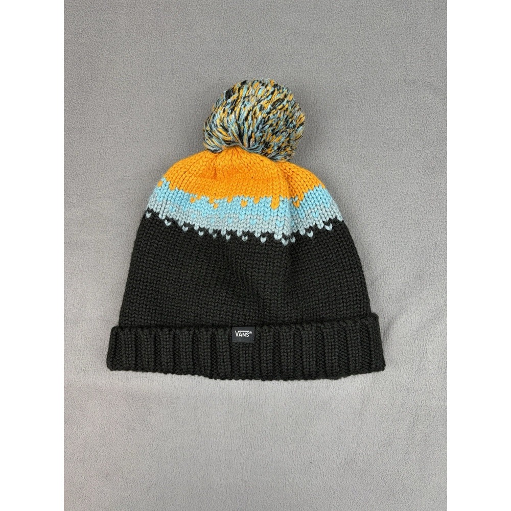 Vans Beanies Adult One Size Black Hat Cap Skull Cap Stretch Winter Warm Skate